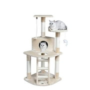 Go Pet Club F06 48 in. Classic Cat Tree Condo with Sisal Covered Posts