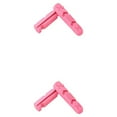 thumbnail image 3 of pitrice 1 Pair Brake Pad Wear-resistant Braking Fitting Wheel Stopper Wheels Stopping Clamp Replacing Parts Bikes Part for Replace Pink 2Set, 3 of 6