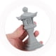 thumbnail image 3 of Linterna de Pagoda japonesa, Mini estatua, jardín Zen, Micro paisaje, Pagoda, pecera, decoración del pabellón, 3 of 4