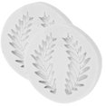 thumbnail image 3 of 2pcs Diy Silicone Molds Leaf Pattern Handcraft Mold Easy Demoulding Delicate Baking Mold, 3 of 4