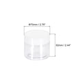 thumbnail image 2 of Unique Bargains 8Pack 150ml Clear Plastic Jars with White Lid Food Storage Containers for Kitchen, 2 of 5