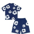 thumbnail image 1 of Men's Denim Tears Summer Short Sleeve Clothing Set Blue Blue, 1 of 4