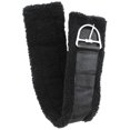 thumbnail image 2 of 30" Western Black Nylon Webbed Straight Rear Flank Saddle Cinch Fleece 97126BK-30, 2 of 3