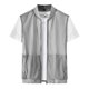 thumbnail image 2 of pstuiky Camisetas sin mangas para hombre, Chaleco de verano transpirable con malla y protección solar para hombre, con bolsillo interior para pesca al aire libre Chaleco de hombre xxxl, 2 of 9