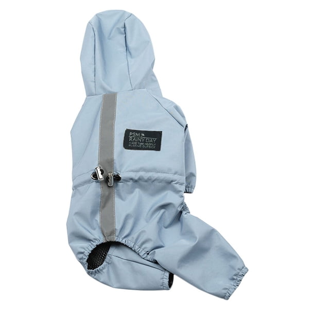 1 impermeable para mascotas, práctico impermeable para perros, sudadera con capucha para la lluvia