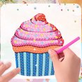 thumbnail image 4 of 6 Uds Acrílico Colorido Cupcakes 5D DIY Diamante Arte Imanes Manualidades para Adultos, 4 of 6