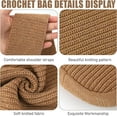 thumbnail image 5 of BTEPSGA Women's Crochet Tote Bags Large Crochet Bag Tote bag Aesthetic Knit Bag Shoulder Handbags, 5 of 6