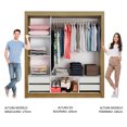 thumbnail image 4 of Ropero Closet Madesa Lyon Plus 3 Puertas con Espejos M/N, 4 of 5