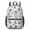 Robot and Wrenches White Pattern, variant on Robot and Rockets Red Pattern 17" Waterproof Oxford School Backpacks for Teens, S-Shape Padded Straps, for School, Travel, Hiking, Camping