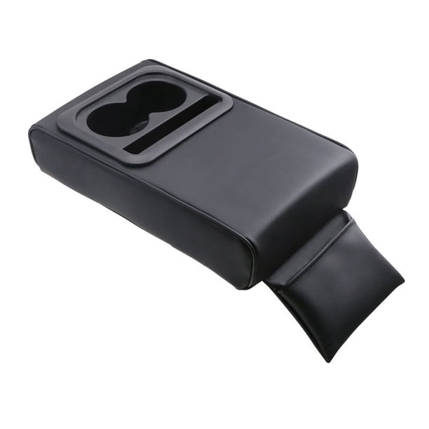 Cojín del apoyabrazos del coche Irfora Cojín del reposabrazos del coche Soporte de codo aumentado Espuma de memoria Consola central Almohada del reposabrazos con bolsillo de almacenamiento para portav Irfora Cojín del apoyabrazos del coche