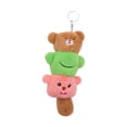 thumbnail image 1 of Llavero de peluche de juguete de animal, accesorio para fotos, muñeco de animal suave y encantador, adorno colgante Oso, 1 of 9