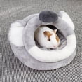 thumbnail image 4 of lionlar Guinea House, Hamster Winter Nest, Small Animals S Gray S, 4 of 9
