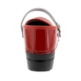 thumbnail image 5 of BJORK Marcella Mary Jane Leather Clogs (Red Patent, EU-42), 5 of 7
