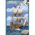 thumbnail image 5 of Plymouth, Massachusetts, Mayflower, Lantern Press, Premium Playing Cards, 52 Card Deck with Jokers, USA Made, 5 of 5