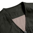 thumbnail image 4 of IROINNID Men's V-Neck Sleeveless Solid Color Loose Outdoor Vest Jacket Lightweight Cargo Vest With Pockets, 4 of 9