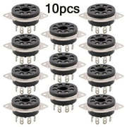 8pin Bakelite Octal Valve Tube Socket For EL34 6V6 6L6 KT88 Chassis Mount 10pcs