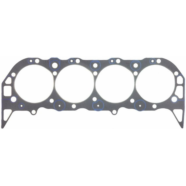 Fel Pro HP Cylinder Head Gasket 1017-1 For 427/454/502 Big Block Chevy; 4.540 Inch Bore; Steel Core Laminate; 0.039 Inch Compressed Thickness; Single