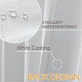 thumbnail image 6 of PHOENIGON 100% Blackout Curtains Linen Polyester Grommet Curtain Pair Waterproof Curtain Panel, 6 of 14