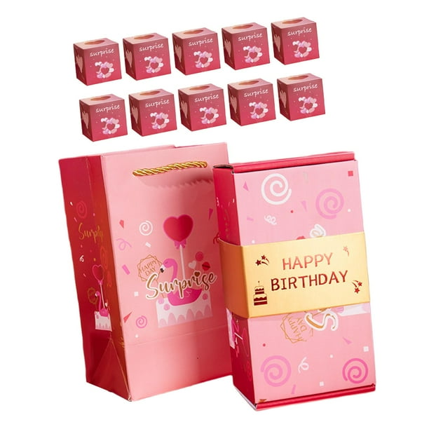 Caja de regalo de dinero, caja s, duradera, única, multipropósito, artesanía, decorativa, creativa para despedidas de soltera, San Valentín, rosa feliz cumpleaños