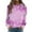 Purple Pink, variant on Women's Christmas Printed Round Neck Sweatshirt, Long Sleeve Casual Pullover Top, Raglan Sleeve Holiday Graphic Fall Winter Clothes,Watermelon Red,4XL