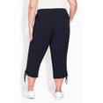 thumbnail image 2 of Avenue Womens Plus High Rise Drawstring Capri Pants, 2 of 4