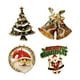 thumbnail image 1 of 4 Piezas Broche Navideño Pin de Navidad Broche con Santa Broche de Aleación y Esmalte Adecuado para Regalo Decoración Navideña Fiesta Uso Diario, 1 of 9