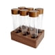 thumbnail image 2 of Contenedor para almacenar granos de café, tubo dispensador de granos de café, recipiente para granos de café 17g, 2 of 9