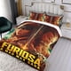 thumbnail image 3 of Mad Max Furiosa Conjunto de sábanas temático, trío de piezas, cómodo y amigable con la piel, diseño único, regalo de decoración para el hogar para familiares, amigos y fans,135cm *200cm, 3 of 6