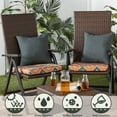 thumbnail image 2 of Greendale Home Fashions 18 x 18 in. Surreal Square Outdoor Chair Pad (Set of 2), 2 of 6