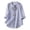 Blue, variant on Embroidered Linen Shirts for Women Cotton Gauze Shirt Summer Boho Retro 3/4 Sleeve Dressy Casual Peasant Blouses (Blue, L)