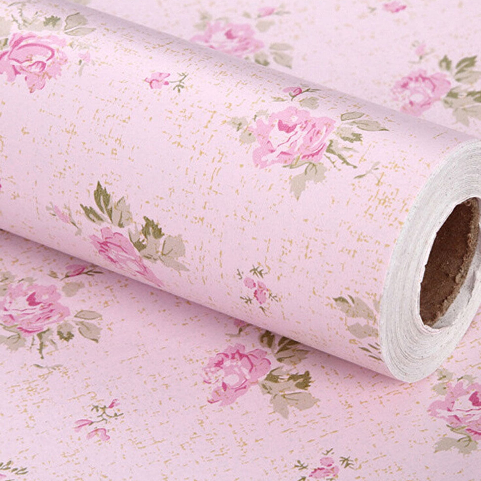 DODOING Blue Stripes Printed Self-Adhesive Wallpaper Film ...