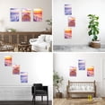 thumbnail image 3 of Cuadro Decorativo Tríptico Vertical Muelle Amanecer Canvas Revolution Set De 3 Cuadros 25x38 cm, 3 of 5