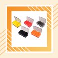 thumbnail image 4 of BrowQuartz Fishing Tool Storage Box Dual Side Solid Color Multi Compartment Replacing Portable Bait Fish Tools Case Accessories Orange, 4 of 6