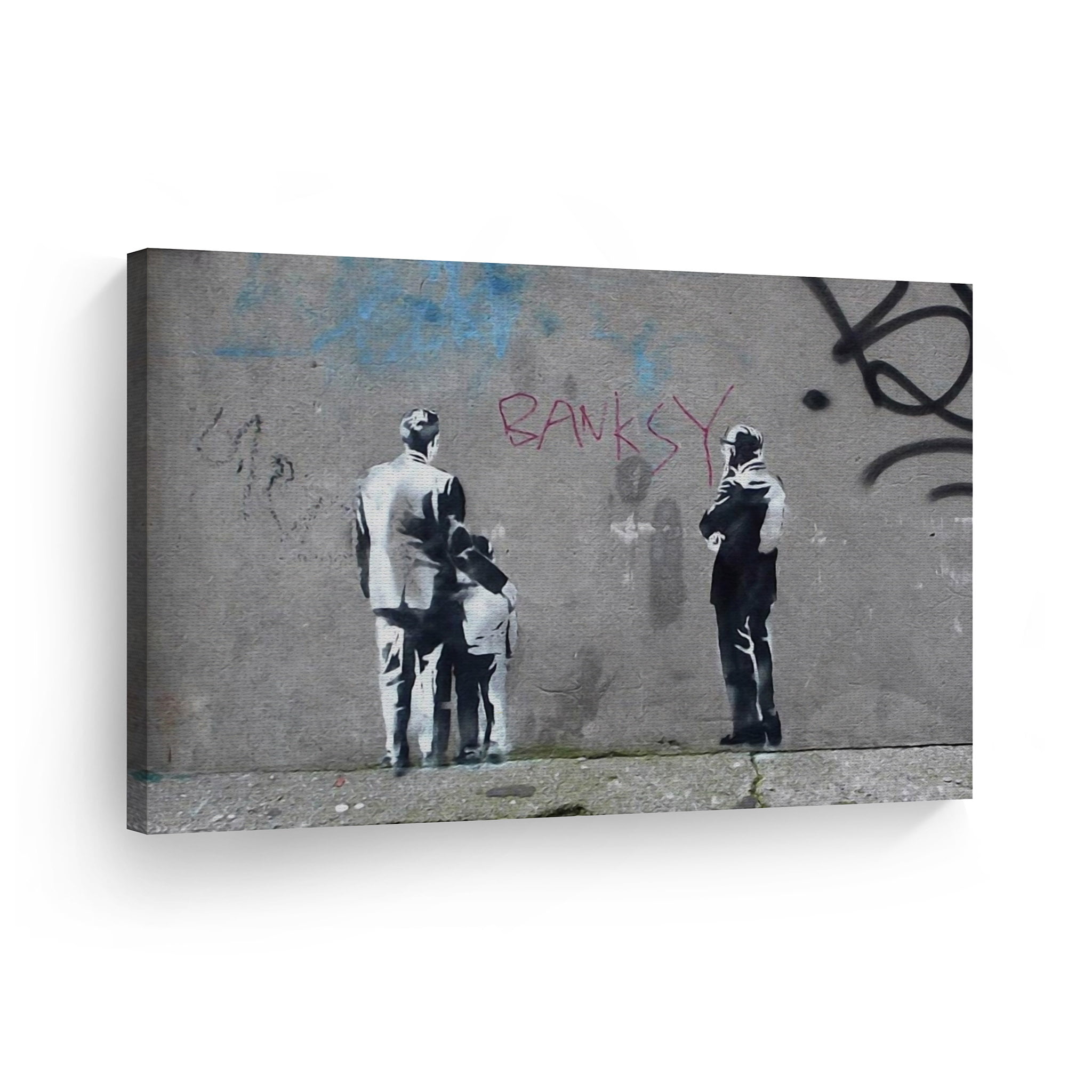 Banksy girl karma quote poster print  glass frame 36" x24" street art painting 