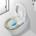 thumbnail image 5 of YHAICO Toilet Seat Round Toilet Seats for Standard Toilets Toilet Cushion Warm Plush Household Toilet Seat Cushion Toilet Seat Cover, 5 of 6