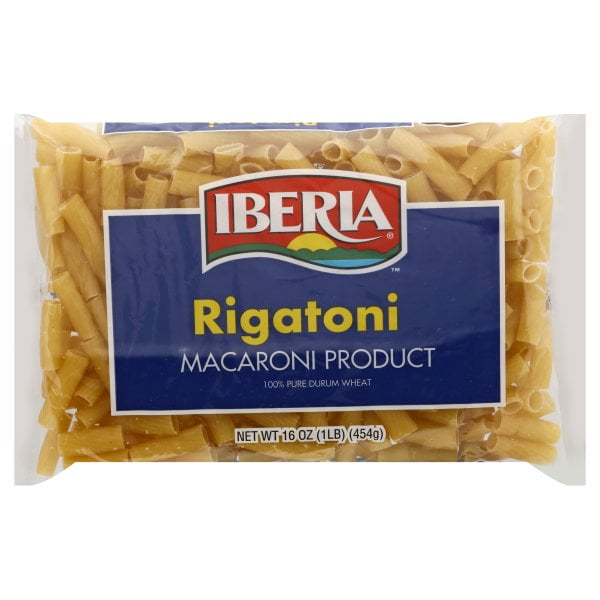 Iberia Enriched Rigatoni Pasta, 16 oz