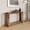 Vintage Oak, variant on Home Design Dearborn 48" Console Table, Modern Indoor Entryway Sofa Table with Open Shelf for Living Room, Hallway & Foyer