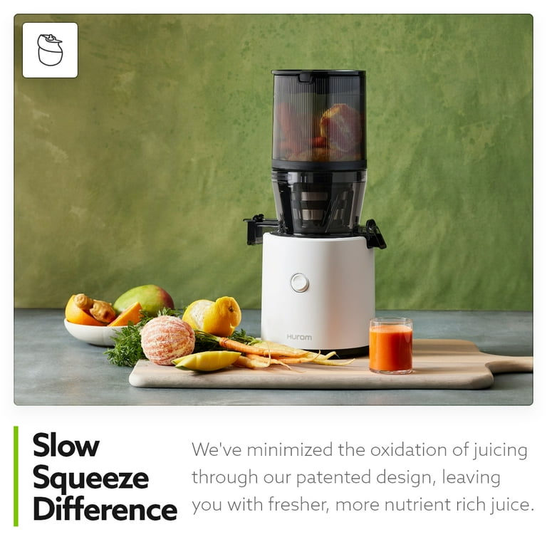 Hurom Cold Press Juicer Machine, H320 Low Pulp Slow Juicer, Easy