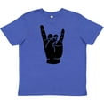 thumbnail image 3 of Inktastic Rocker Horns Youth T-Shirt, 3 of 5