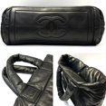thumbnail image 4 of Pre-Owned Chanel Coco Cocoon Tote Bag Hand Leather Lambskin Black 13 Series CHANEL (Good), 4 of 6