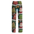 thumbnail image 6 of Hearthz Christmas Pajama Pants Women Winter Wide Leg Pajama Bottoms Women Fall Drawstring Lounge Pants Womens, 6 of 7