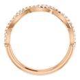 thumbnail image 2 of FB Jewels 14K Rose Gold Polished 1/5 CTW Diamond Anniversary Wedding Ring Band Size 7, 2 of 3