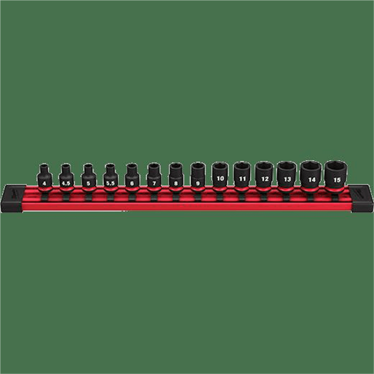 Milwaukee Tool 14PC SHOCKWAVE Impact Duty  Metric Standard 6 Point Socket Set