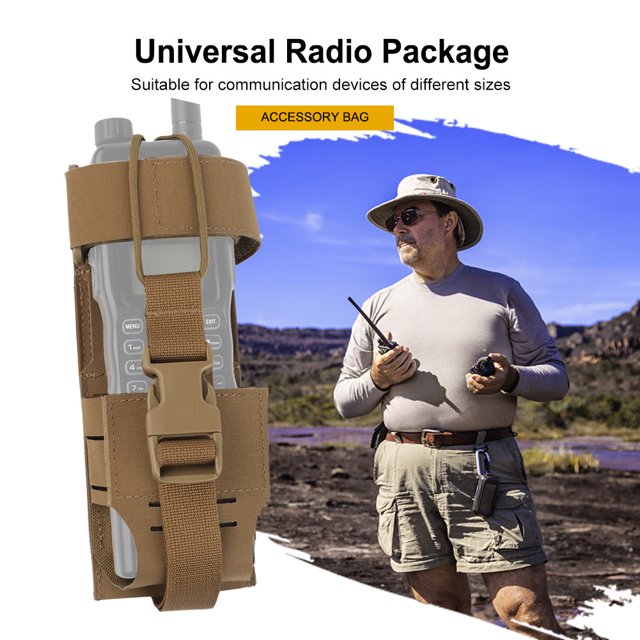 Funda militar para herramientas al aire libre, funda para Radio para actividades en equipo, juegos tácticos Likrtyny Para Estrenar