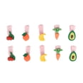 thumbnail image 1 of 10 Piezas Lindos Clips para el Cabello de Cereza, Plátano y Aguacate para Niñas en Rosa, Naranja, Amarillo y Verde, 1 of 3