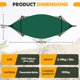 thumbnail image 3 of Hamaca Chihee Ultra Ligera para Camping y Viajes con Red, Capacidad de 300 kg, 3 of 6