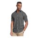 thumbnail image 1 of John Ashford - Camisa con botones a rayas para hombre, color gris, mediano John Ashford Botones al frente, 1 of 1