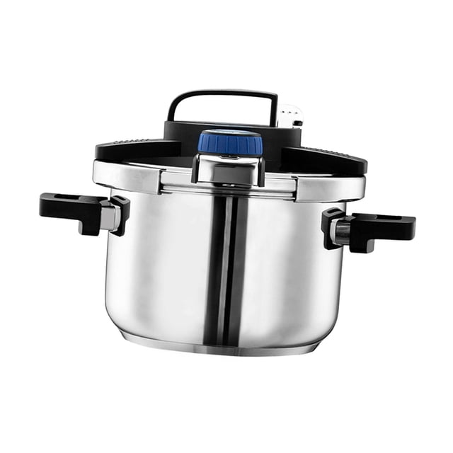 GUOOL Cuisinière à Pression en Acier Inoxydable 5.5L Grande Capacité Portable