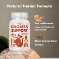 thumbnail image 4 of VHC Menopause Support Supplement with Soy Isoflavones & Black Cohosh Hormone Balance, Hot Flash Relief, Night Sweats Dong Quai, Red Clover, Chasteberry 30-Day Supply, 4 of 7