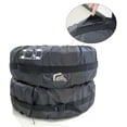 thumbnail image 2 of 4 Pcs Housse de Pneu de Rechange pour Voiture Rangement Sac de Transport Étui de Pneu avec Poignée Roue de Pneu Protecteur Antipoussière Portable Rangement de Pneus Sac de Transport, 2 of 9